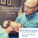 Time to Give Back: Free Seminar Seats for SLP Students/CFs